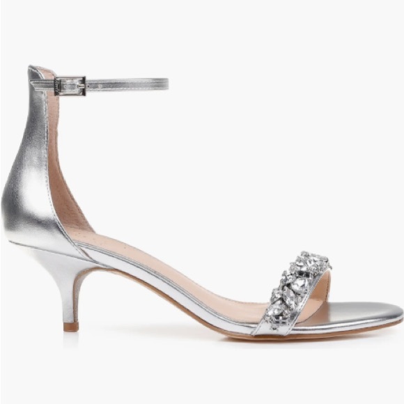 Jewel Badgley Mischka Dash Embellished Halo Strap Women’s Heels (Size 8.5) - Picture 2 of 10